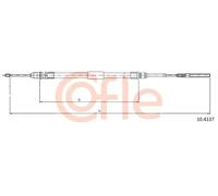 Cavo freno a mano posteriore 10.4137 COFLE per BMW 3 3 Coupé 3 Touring 3 Compact