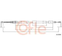 Cavo freno a mano posteriore 10.4566 COFLE per CITROËN ZX Break ZX