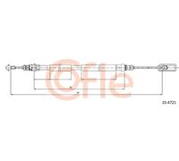 Cavo freno a mano posteriore 10.4721 COFLE per CITROËN LANCIA FIAT PEUGEOT