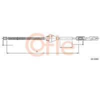 Cavo freno a mano posteriore 10.5365 COFLE per FORD FOCUS II FOCUS II Turnier