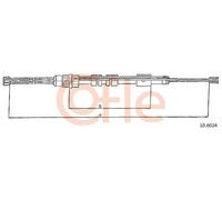 Cavo freno a mano posteriore 10.6024 COFLE per PEUGEOT 306 Hatchback 306