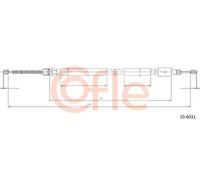 Cavo freno a mano posteriore 10.6031 COFLE per PEUGEOT 306 Hatchback 306