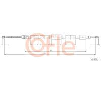 Cavo freno a mano posteriore 10.6032 COFLE per PEUGEOT 306 Hatchback 306