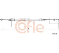Cavo freno a mano posteriore 10.6231 COFLE per PEUGEOT 607