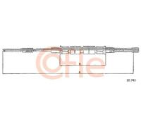 Cavo freno a mano posteriore 10.743 COFLE per VW CADDY I