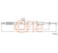 Cavo freno a mano posteriore 10.8222 COFLE per VOLVO S40 I V40 Familiare