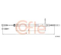 Cavo freno a mano posteriore 10.9432 COFLE per MERCEDES-BENZ CLASSE C CLK