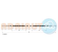 Cavo freno a mano posteriore 11.0229.1 ADRIAUTO per FIAT CINQUECENTO