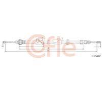 Cavo freno a mano posteriore 11.5497 COFLE per FORD MONDEO IV Turnier S-MAX