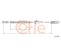 Cavo freno a mano posteriore 11.5793 COFLE per OPEL CORSA C TIGRA TwinTop