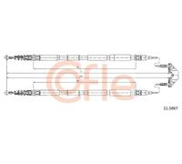 Cavo freno a mano posteriore 11.5867 COFLE per OPEL ZAFIRA / ZAFIRA FAMILY B