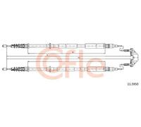 Cavo freno a mano posteriore 11.5950 COFLE per OPEL ASTRA H ASTRA H Tre volumi