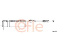 Cavo freno a mano posteriore 11.5959 COFLE per OPEL CHEVROLET