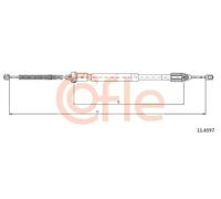 Cavo freno a mano posteriore 11.6597 COFLE per RENAULT PEUGEOT CITROËN