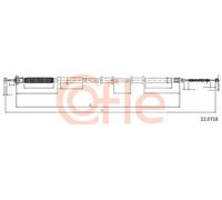 Cavo freno a mano posteriore 12.0718 COFLE per FIAT ABARTH