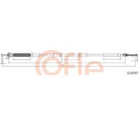 Cavo freno a mano posteriore 12.0737 COFLE per FIAT DOBLO MPV / Space wagon