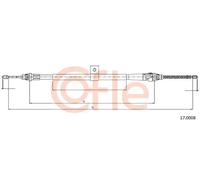 Cavo freno a mano posteriore 17.0008 COFLE per NISSAN NOTE