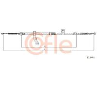 Cavo freno a mano posteriore 17.1481 COFLE per TOYOTA AVENSIS Familiare AVENSIS