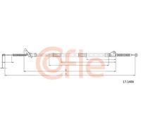 Cavo freno a mano posteriore 17.1486 COFLE per TOYOTA PREVIA II