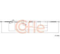 Cavo freno a mano posteriore 17.1561 COFLE per TOYOTA RAV 4 II