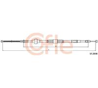Cavo freno a mano posteriore 17.2038 COFLE per MITSUBISHI LANCER VII