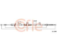Cavo freno a mano posteriore 17.2299 COFLE per MITSUBISHI CITROËN