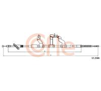 Cavo freno a mano posteriore 17.2586 COFLE per HYUNDAI TUCSON