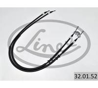 Cavo freno a mano posteriore 32.01.52 LINEX per OPEL COMBO Tour