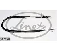 Cavo freno a mano posteriore 32.02.04 LINEX per OPEL CORSA D