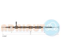 Cavo freno a mano posteriore Dx 01.0247 ADRIAUTO per ALFA ROMEO 147