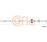 Cavo freno a mano posteriore Dx 10.4270 COFLE per BMW X5 X6
