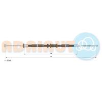 Cavo freno a mano posteriore Dx 11.0268.1 ADRIAUTO per FIAT PANDA