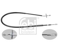 Cavo freno a mano posteriore Dx 21265 FEBI BILSTEIN per MERCEDES-BENZ VW