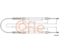 Cavo freno a mano posteriore Freno a disco 10.4725 COFLE per PEUGEOT CITROËN