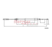 Cavo freno a mano posteriore Metzger per Citroën C5 | 10.4611