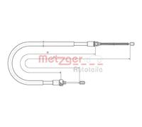 Cavo freno a mano posteriore Metzger per Peugeot 206 206+ | 10.6033