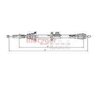 Cavo freno a mano posteriore Metzger per Volvo 850 S70 V70