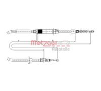 METZGER 10.7484 Cavo freno a mano