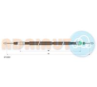 Cavo freno a mano posteriore Sx 07.0283 ADRIAUTO per CITROËN PEUGEOT