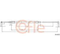 Cavo freno a mano posteriore Sx 10.4232 COFLE per BMW 3 Touring 3 3 Coupé