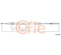 Cavo freno a mano posteriore Sx 10.4266 COFLE per BMW X5