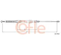 Cavo freno a mano posteriore Sx 10.7432 COFLE per VW CADDY III MPV / Space wagon