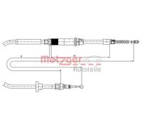 METZGER 10.7484 Cavo freno a mano