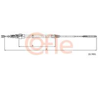 Cavo freno a mano posteriore Sx 10.7491 COFLE per VW PASSAT B3/B4