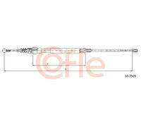 Cavo freno a mano posteriore Sx 10.7509 COFLE per VW SKODA AUDI SEAT