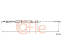 Cavo freno a mano posteriore Sx 10.7626 COFLE per VW TOURAN