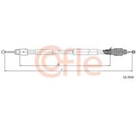 Cavo freno a mano posteriore Sx 10.7630 COFLE per PORSCHE VW