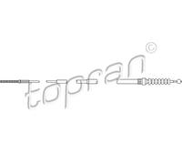 Cavo freno a mano posteriore Sx 103 063 TOPRAN per VW GOLF III VENTO