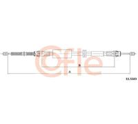 Cavo freno a mano posteriore Sx 11.5503 COFLE per FORD MONDEO I