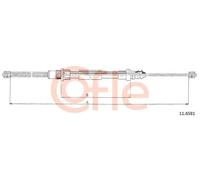 Cavo freno a mano posteriore Sx 11.6581 COFLE per RENAULT CLIO I